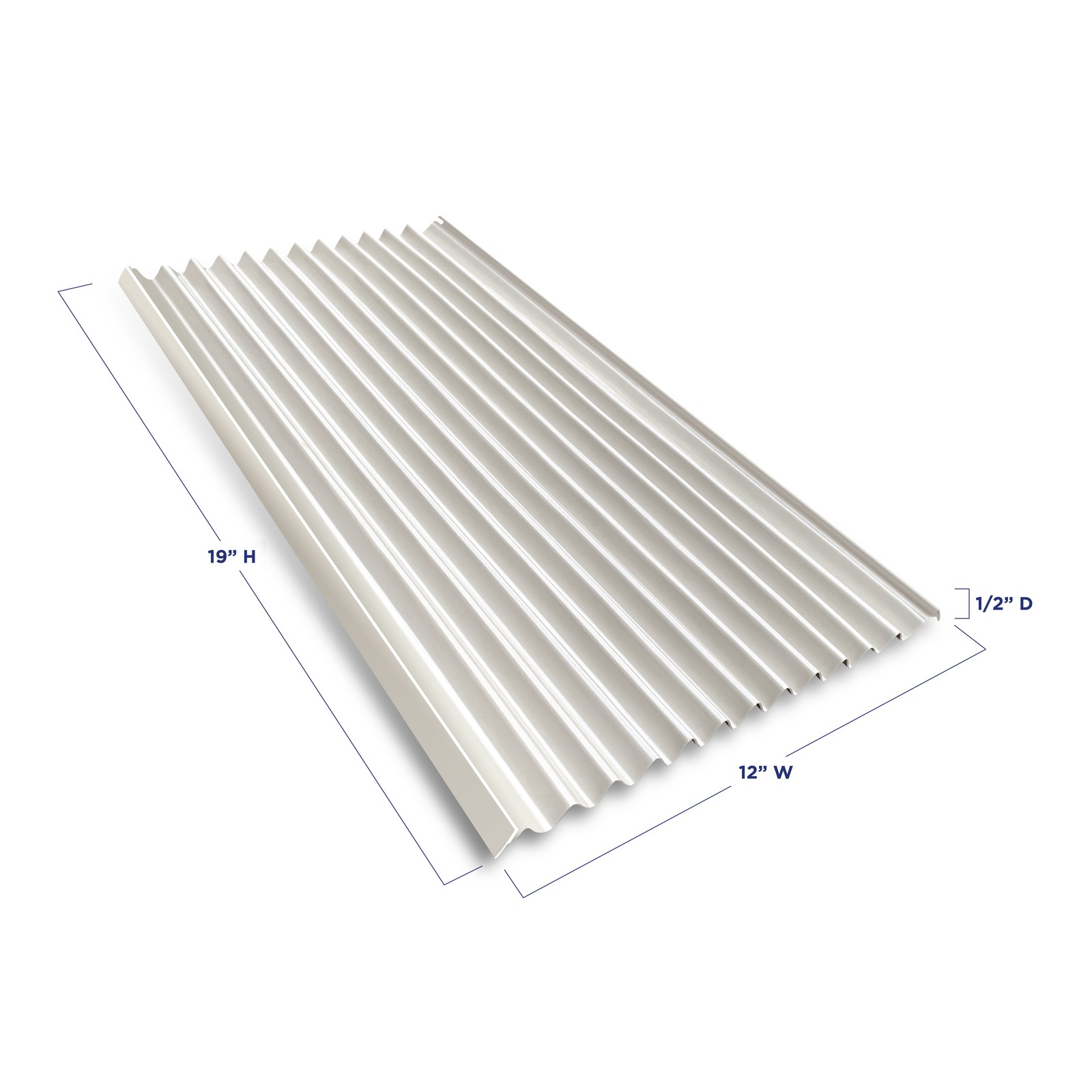 Replacement Side Panels for Window Air Conditioner 19&Prime; x 12&Prime; Beige Adhesive