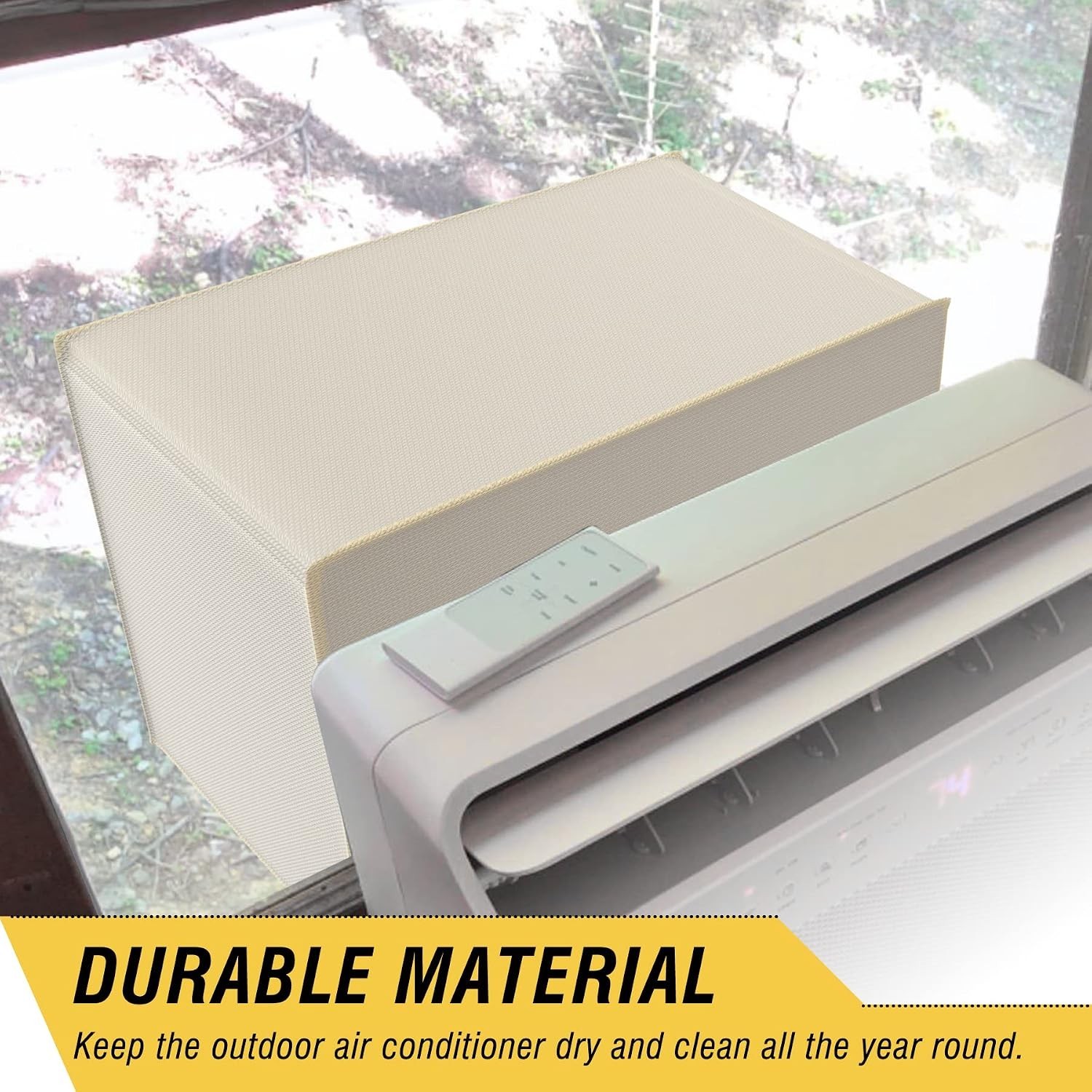 Window Air Conditioner Cover for U-Shaped Window AC Units 8,000BTU 10,000BTU ..