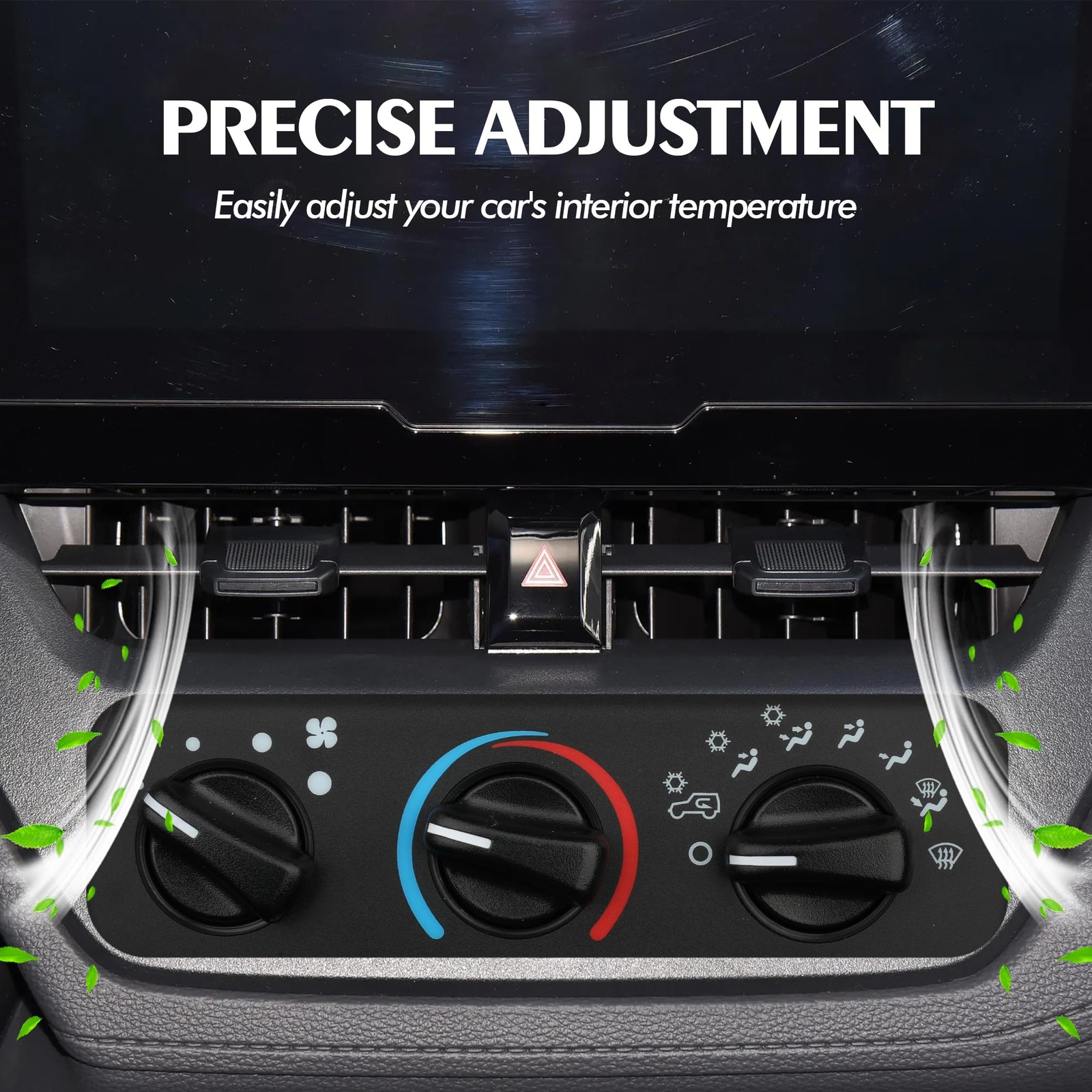 Front Climate Control Module (55037473AB) Black