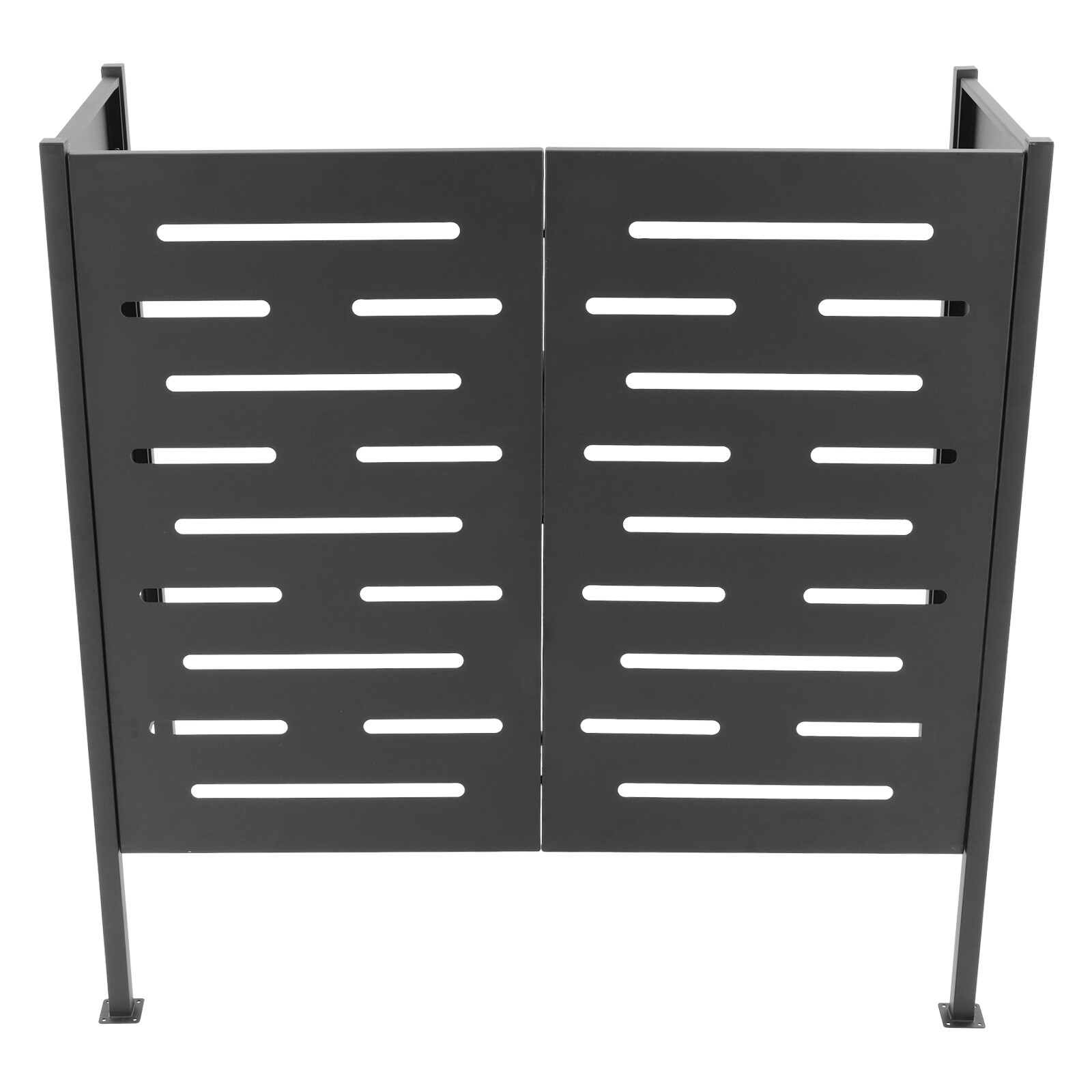 Air Conditioner Fence, Iron Outdoor Equipment Enclosure, Outside Privacy Fence