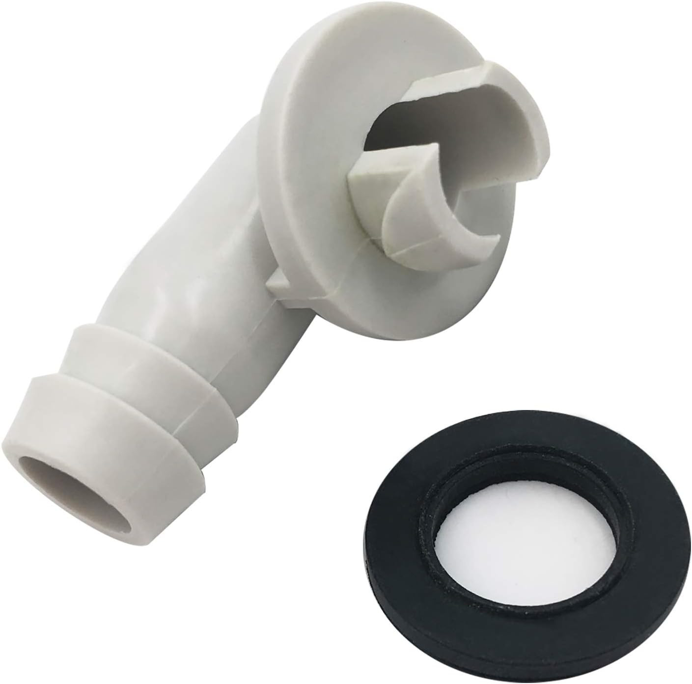 3/5 Inch(15Mm) Air Conditioner Drain Hose Connector Elbow Fitting with Rubber Ri
