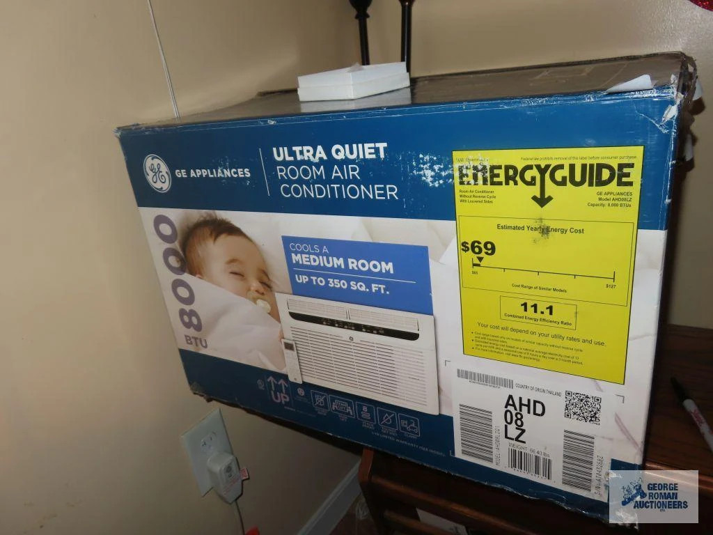 GE AHEK08ACW1 8000 Btu Smart Window Air Conditioner Open Box Brand New