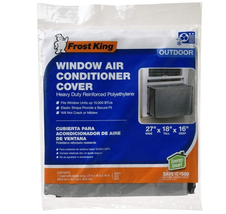 THERMWELL AC2H Air Conditioner Cover, 18 by 27 by 16-Inch, Silver