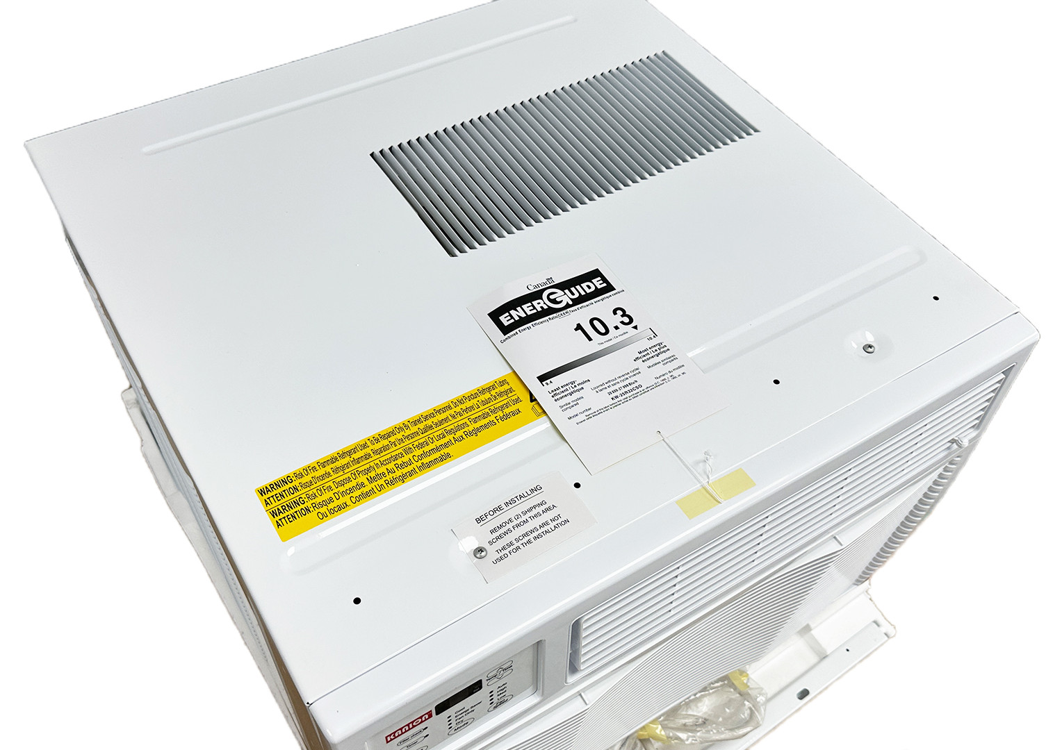 Kanion 220V Walk In Cooler Compressor 2.5 HP 2400W Window Air Conditioner AC