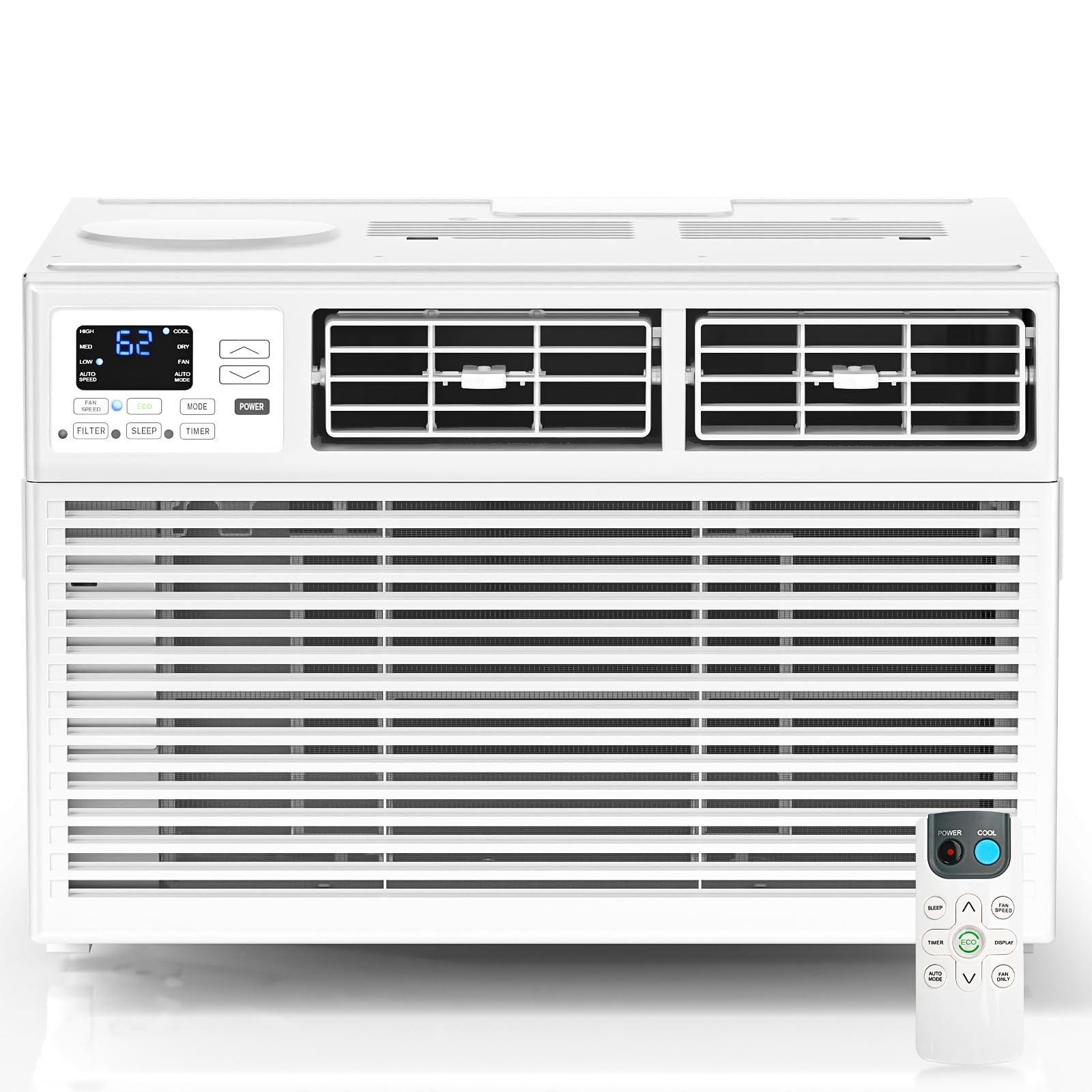 ZAFRO 8000BTU Window Air Conditioner with Remote 350 Sq Ft