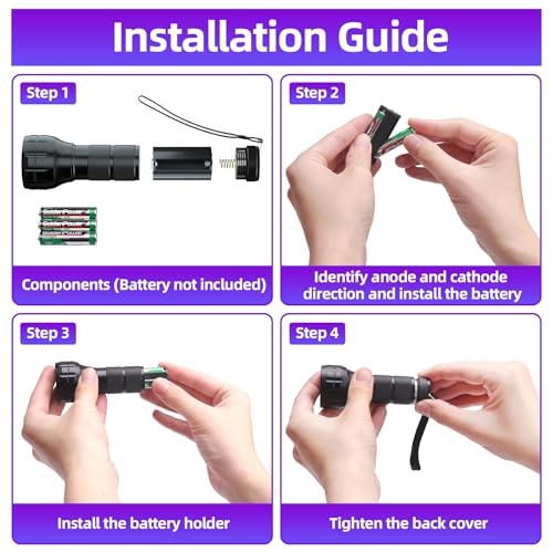 Air Conditioner Leak Detector Tool, AC Leak Detector Kit, UV Light for AC UV