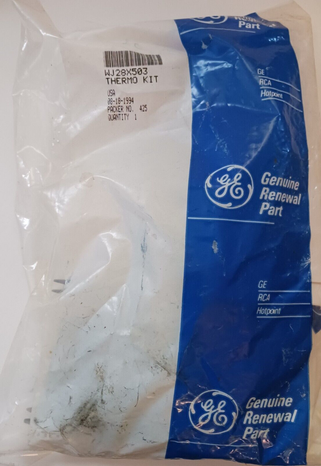 Genuine NOS GE Factory Replacement Part Room Window Air Unit WJ28X503 Thermostat