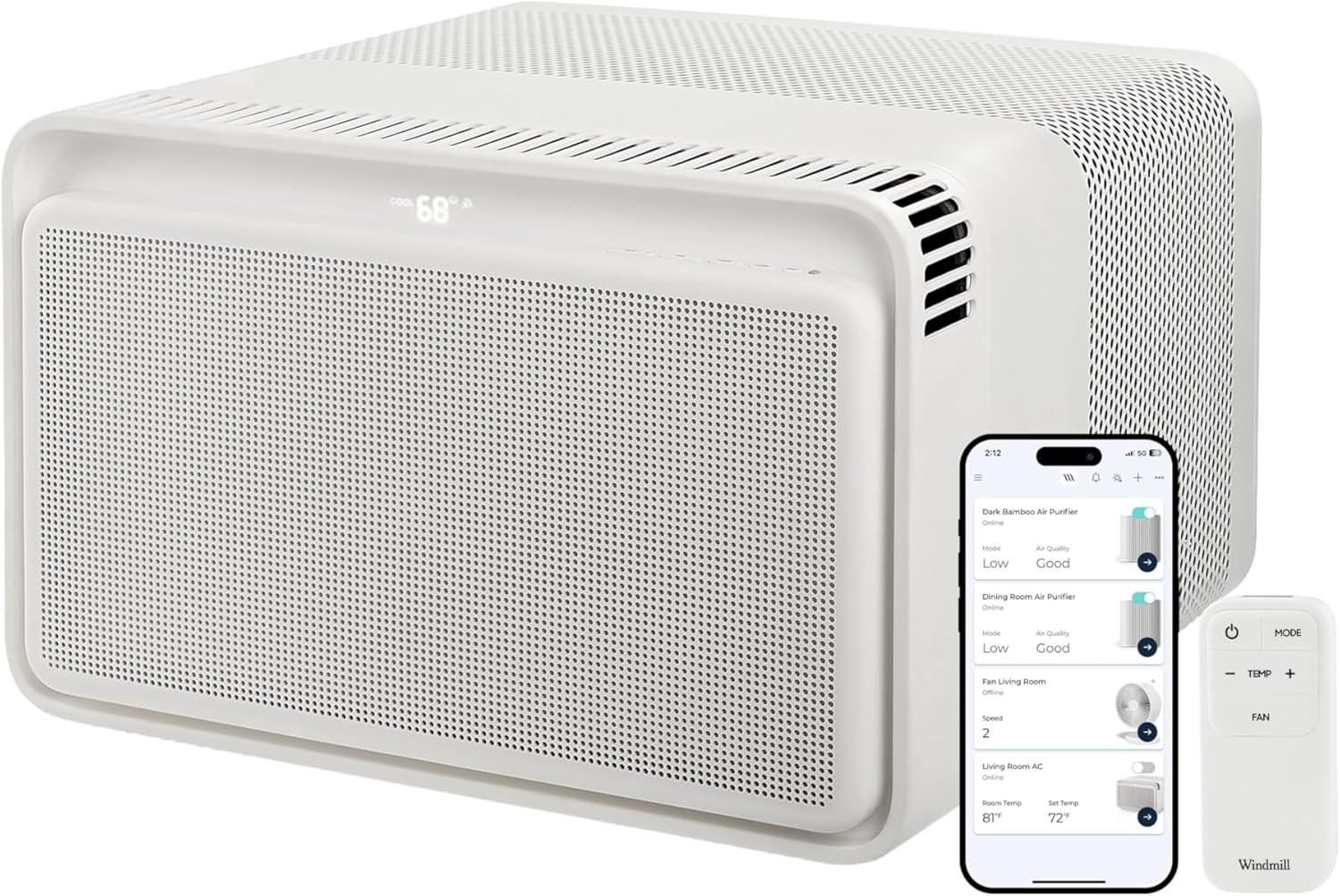 10,000 BTU Inverter Window Air Conditioner with Whispertech – Ultra-Quiet & Smar