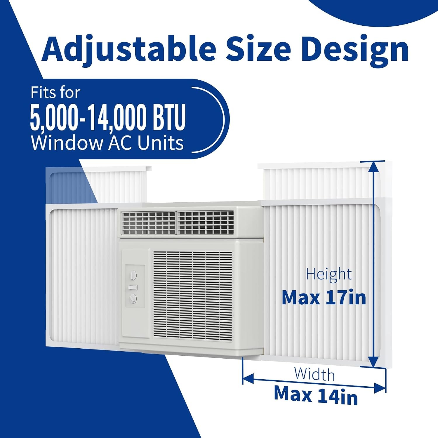 Window AC Side Panel Adjustable Frame