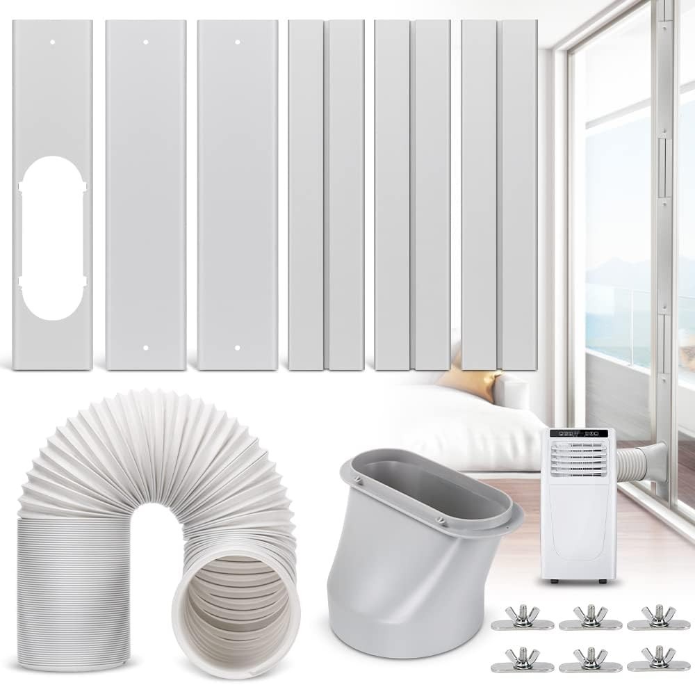 Universal Vent Kit for Portable Air Conditioners, 78.7&Prime; Hose