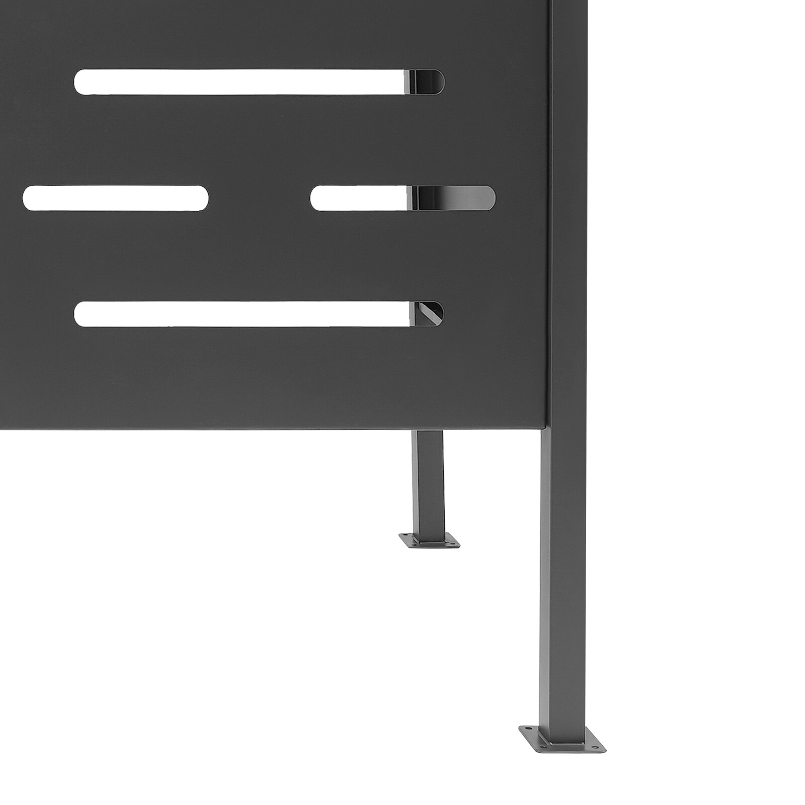 Air Conditioner Fence, Iron Outdoor Equipment Enclosure, Outside Privacy Fence