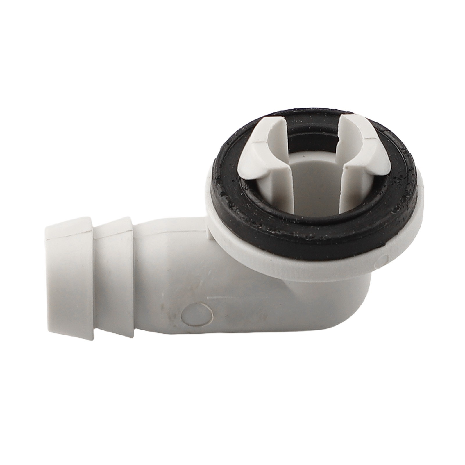 Plastic Air Conditioner AC Drain Hose Connector Elbow Fitting & Rubber Ring Kit