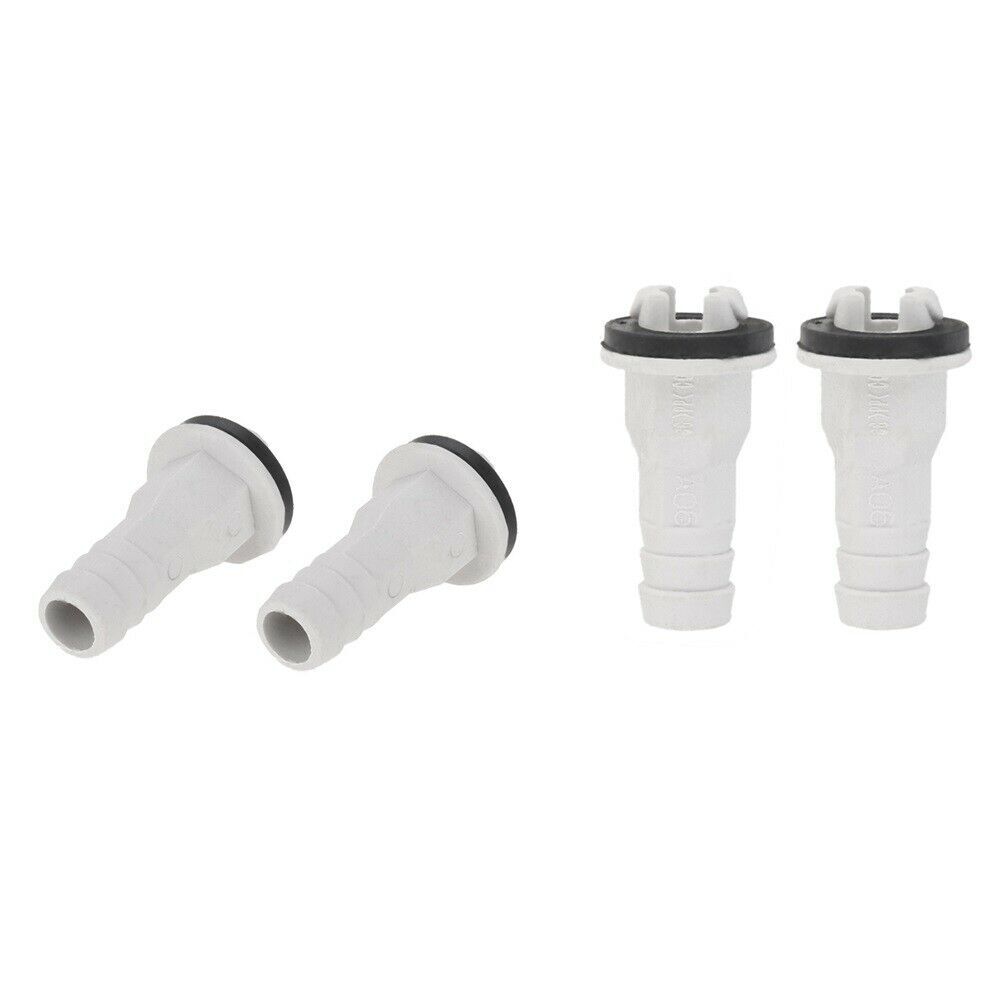 Window Drain Adapter Straight Fitting Air Conditioner Drain Hose Connector 4pcs
