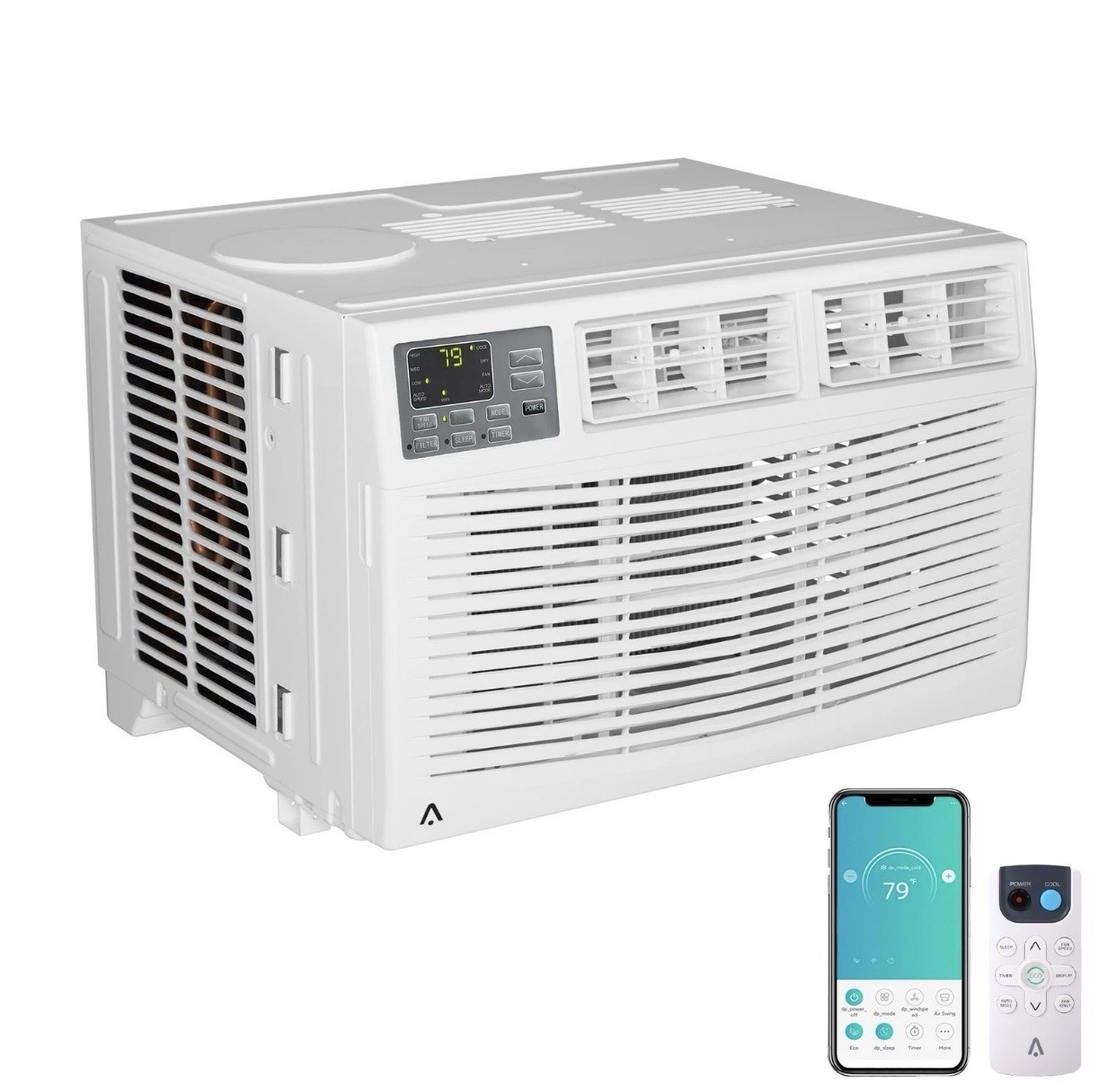 Garvee 8000 BTU Window Air Conditioner Unit with Remote Control Cool to 350 Sqft