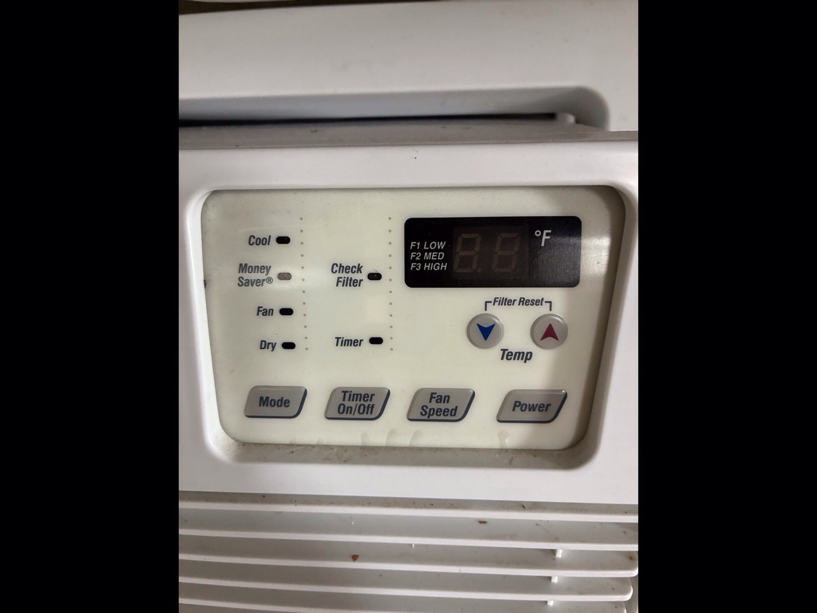Friedrich White Window/Wall Air Conditioner Digital Controls Timer Sleep Mode