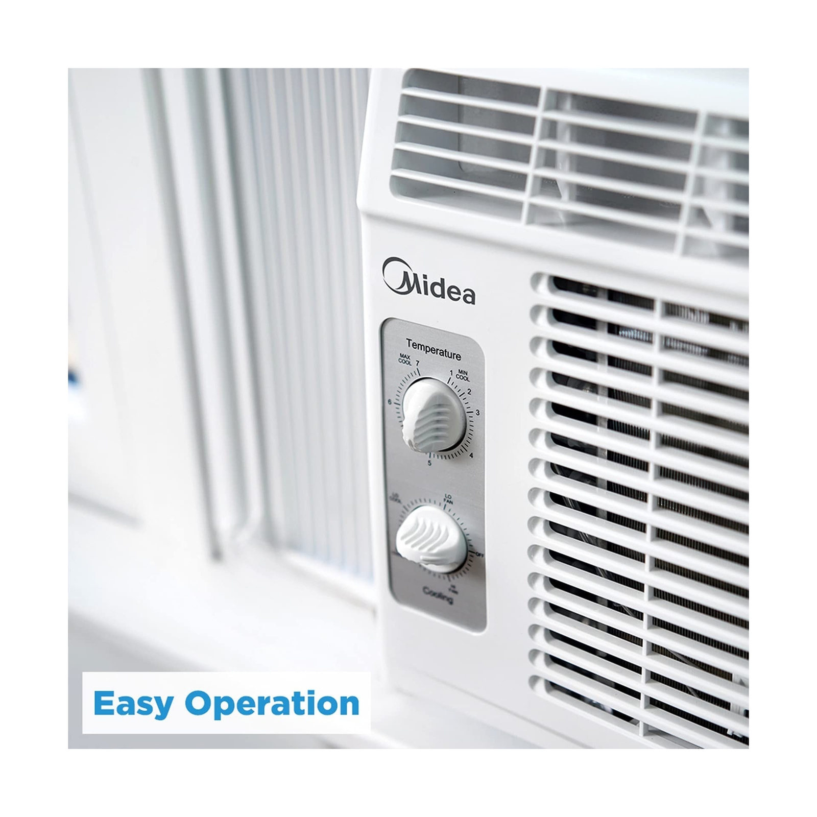 Midea 5,000 BTU EasyCool Small Window Air Conditioner – Cool up to 150 Sq. Ft…
