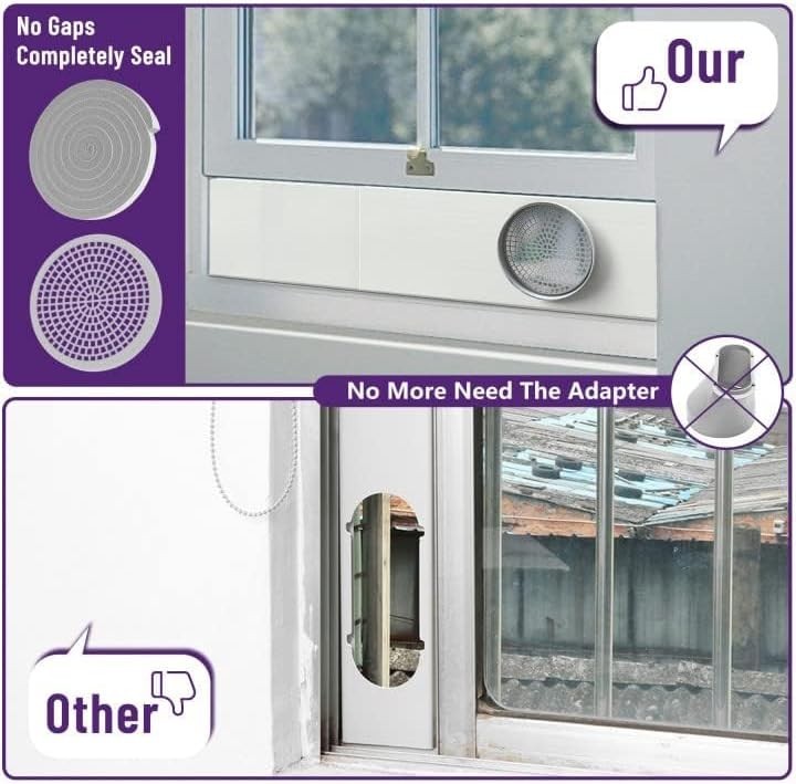 Adjustable AC Window Seal Kit for Sliding Windows – Fits 5.9 » Exhaust Hose