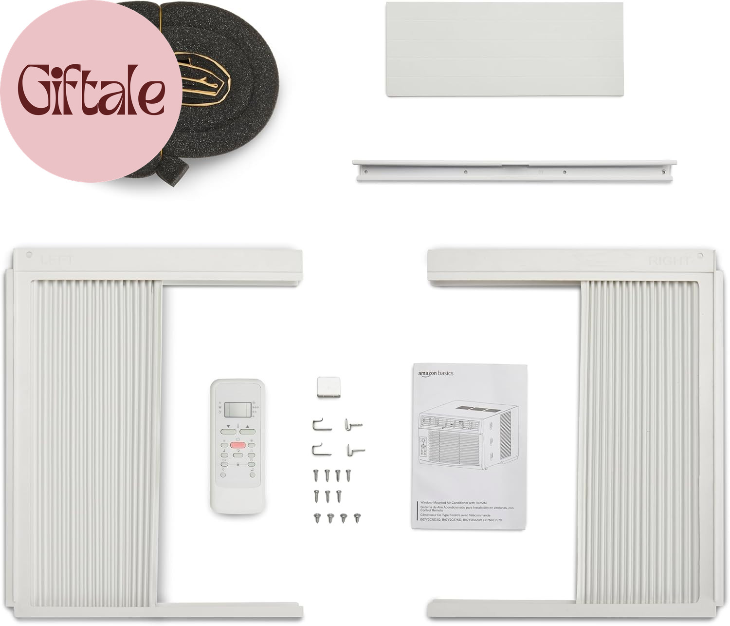 6000-BTU Window Air Conditioner with Quiet Operation, up to 250 Sqf, Cool and Fa