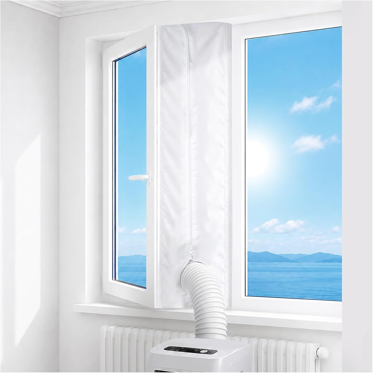 Portable Air Conditioner Window Seal Kit for Casement 400CM/157” |