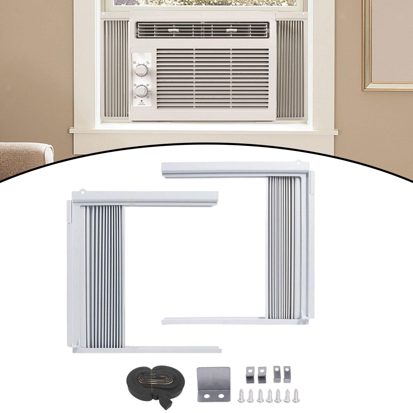 2x Window Air Conditioner Side Panels Low Noise Sealed for Summer and Winter