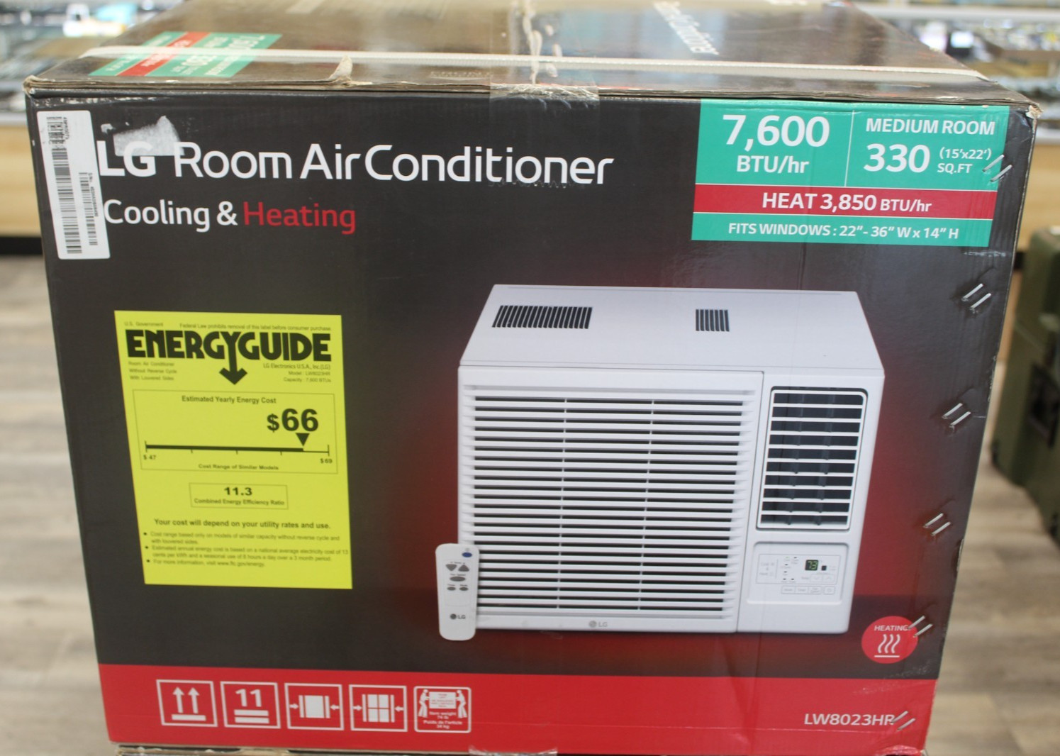 LG LW8023HR 7600 BTU Air Conditioning Unit *NEW* PICKUP NJ