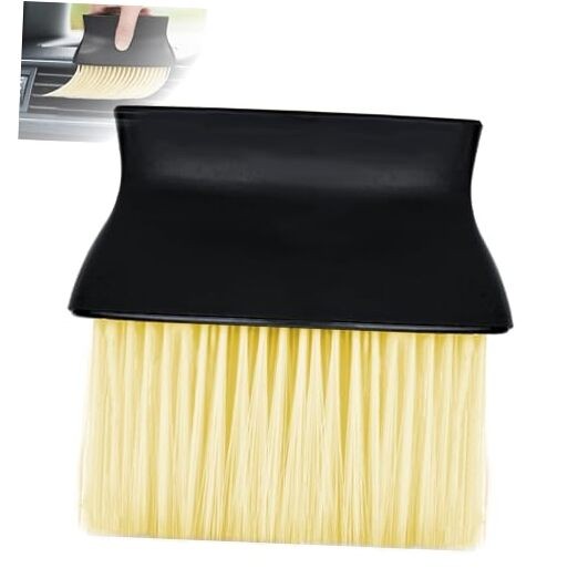 Car Interior Brush, Automotive Interior Dusting Brush, Car Interior Yellow
