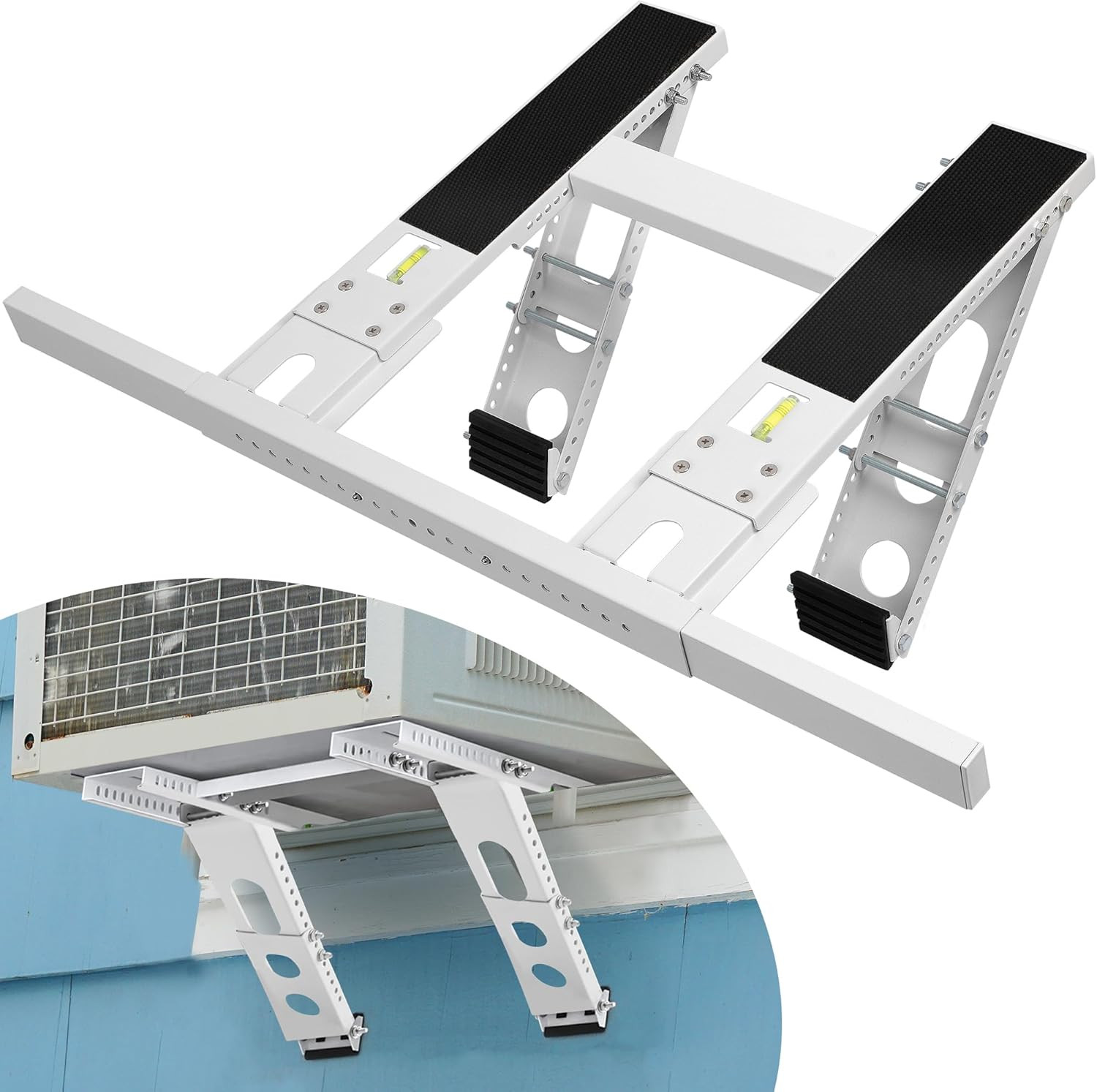 Air Conditioner Support Bracket, Adjustable Window AC Bracket, No Drilling, Heav