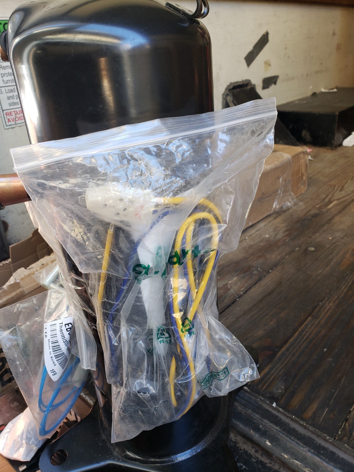 LG MODEL : AQA040KAB COMPRESSOR–SEE PICTURE