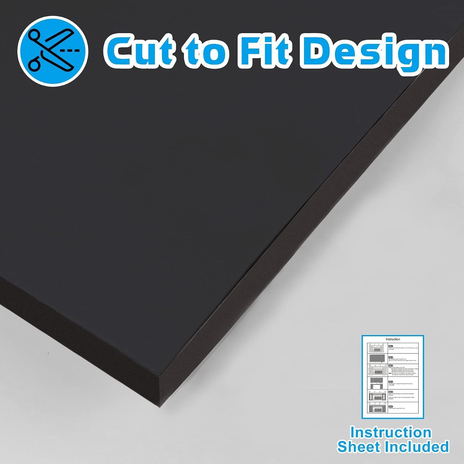 Window Air Conditioner Seal Kit: Insulated Foam for -Round Comfort & Savings