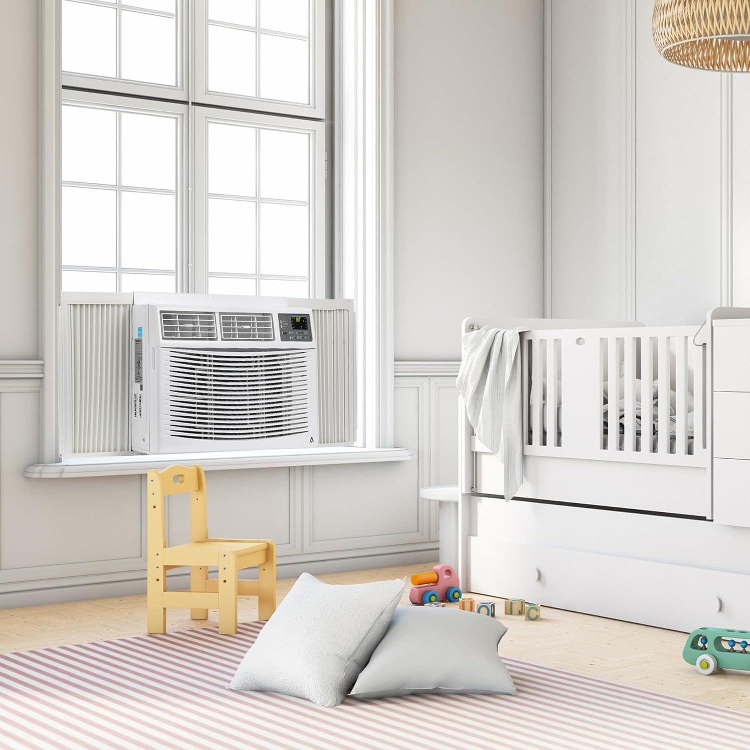 Window Air Conditioner, 10,000 BTU Compact AC Unit, Energy Saving Window AC, Sma
