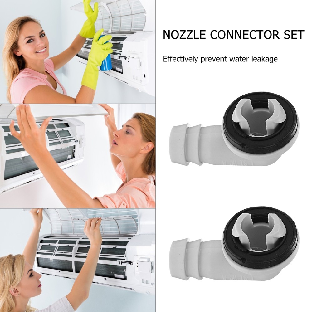 5Pcs Air Conditioner Drain Hose Elbow Connector for Diameter