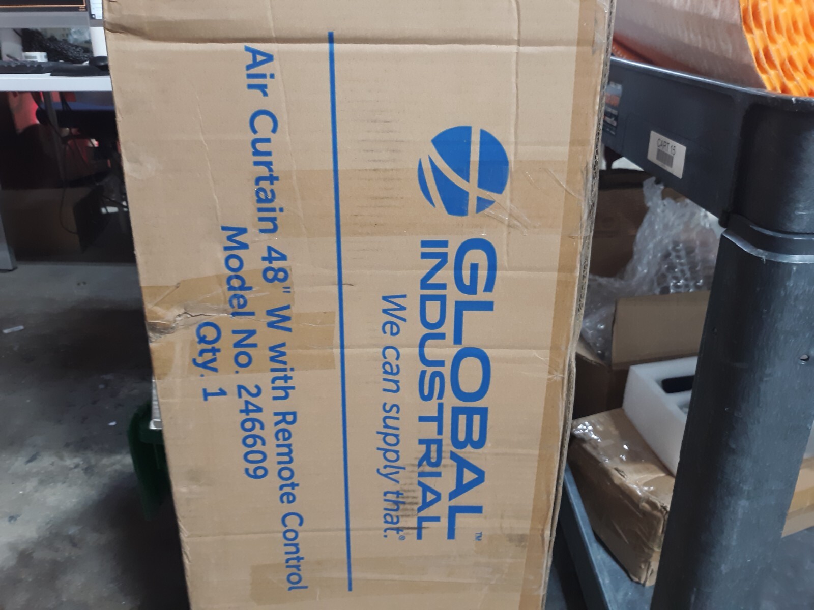 Global Industrial Air Curtain 48&Prime; W Remote Control Model 246609