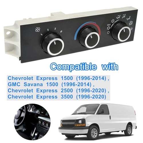 Front A/C Heater Climate Control Module Compatible with 1996-2014 Chevrolet