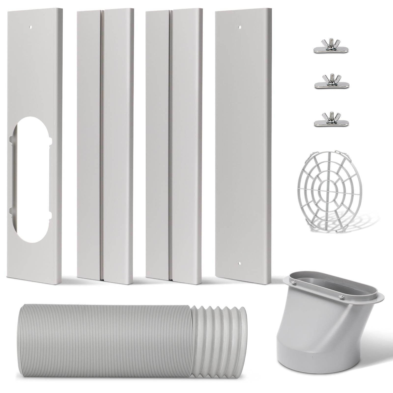 KLOLKUTTA Portable AC Window Vent Kit with 5.9&Prime; Exhaust Hose