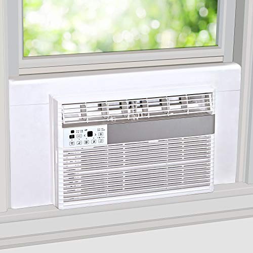 Window AC Unit Insulation Side Panels – White Cover for Year-Round Protection