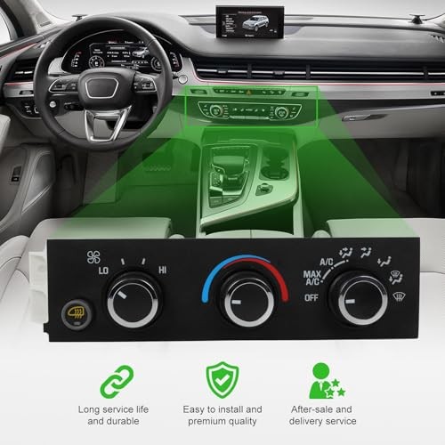 Climate Control Module AC Heater Control Panel for Chevy with mirror heating