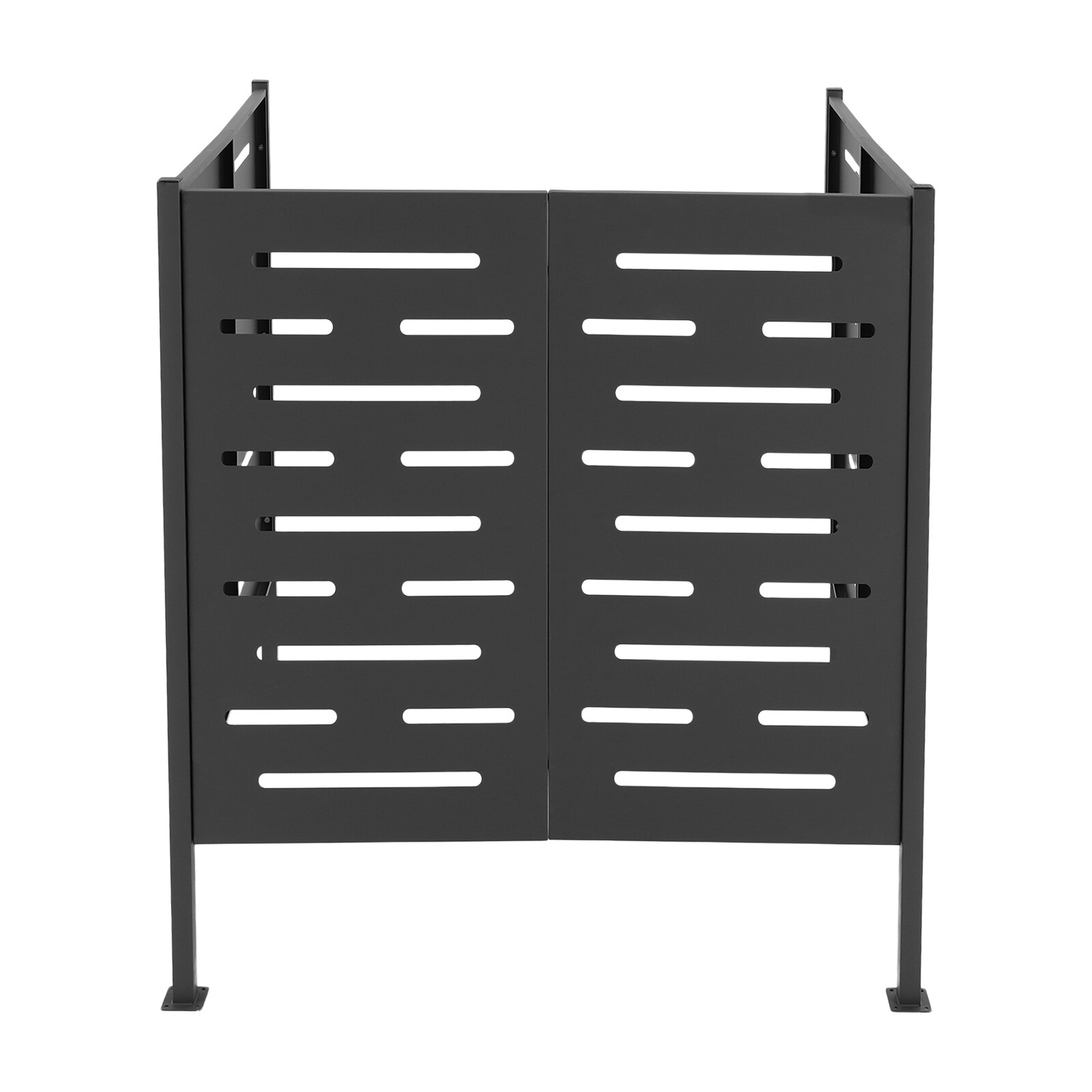 Air Conditioner Fence, Iron Outdoor Equipment Enclosure, Outside Privacy Fence