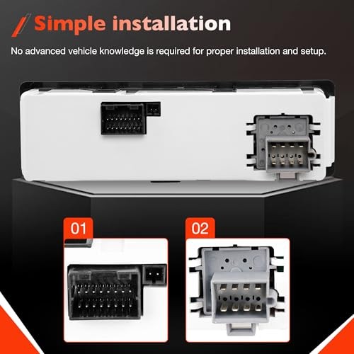 Q21-6119 HV/AC Climate Control Module A/C Heater Air Conditioning Panel,