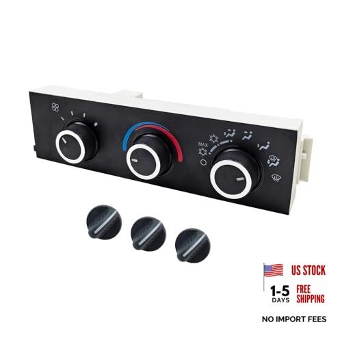 599-217 Front Climate Control Module A/C Heater Air Conditioning Panel w/ 3
