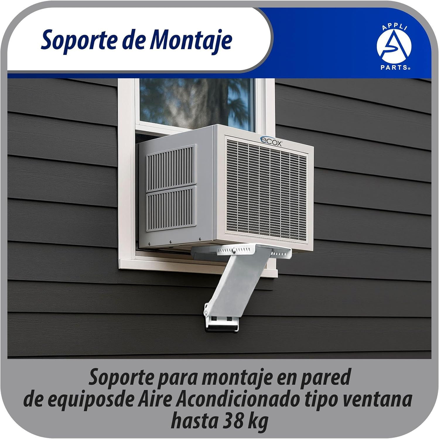 Appli Parts Window Air Conditioner Bracket for Units up to 77 Lbs Heavy Duty Po