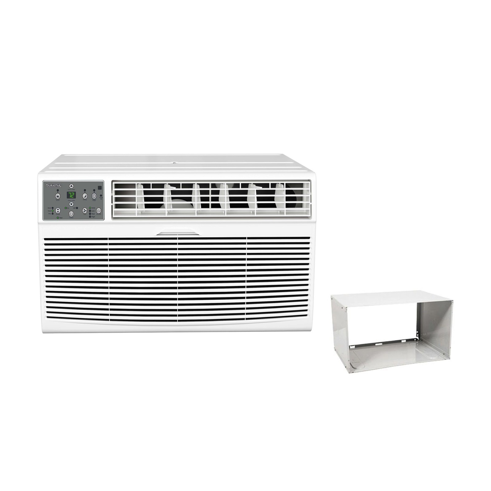 Durastar DRTAC101XNA1SLV 10,000 BTU 115V Through the Wall Air – White