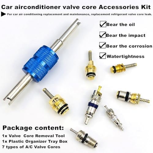 270PCS O-Ring Set + 49PCS Car Air Conditioner Valve Core Car A/C Repair Kit