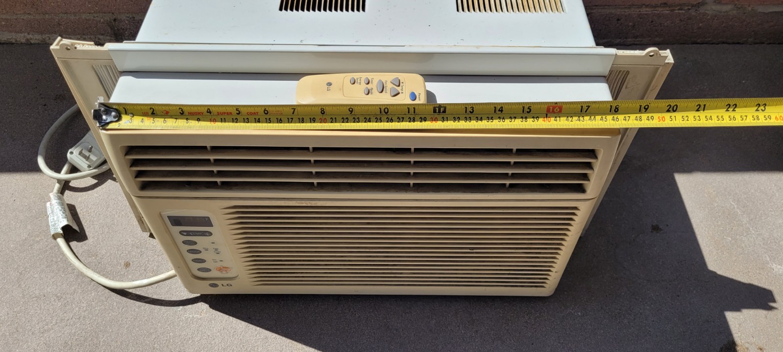 LG LWHD8008R 8,000 BTU Window Air Conditioner AC w/ Remote 115V Used