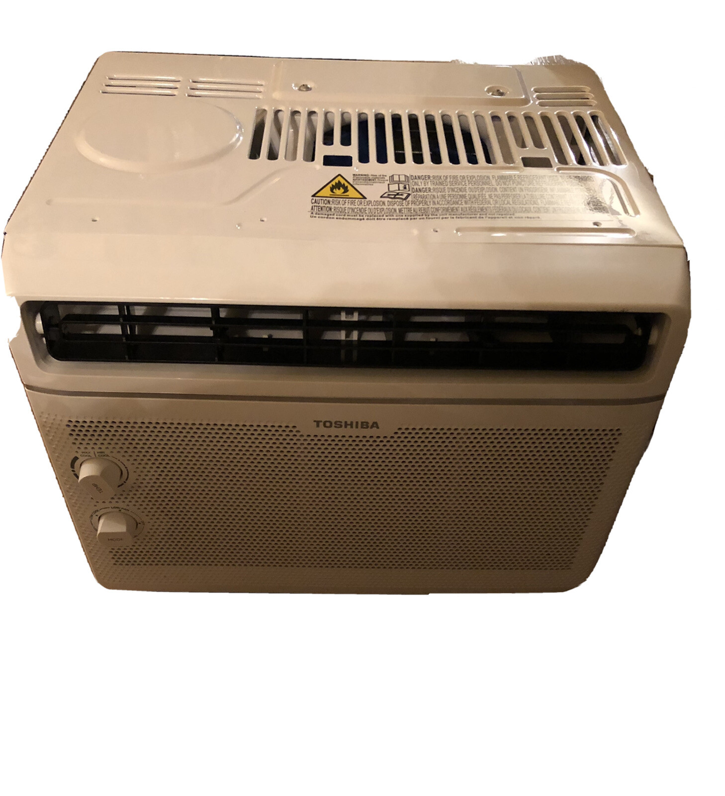 GE & Toshiba 5000 BTU Window-Mounted Air Conditioner – White