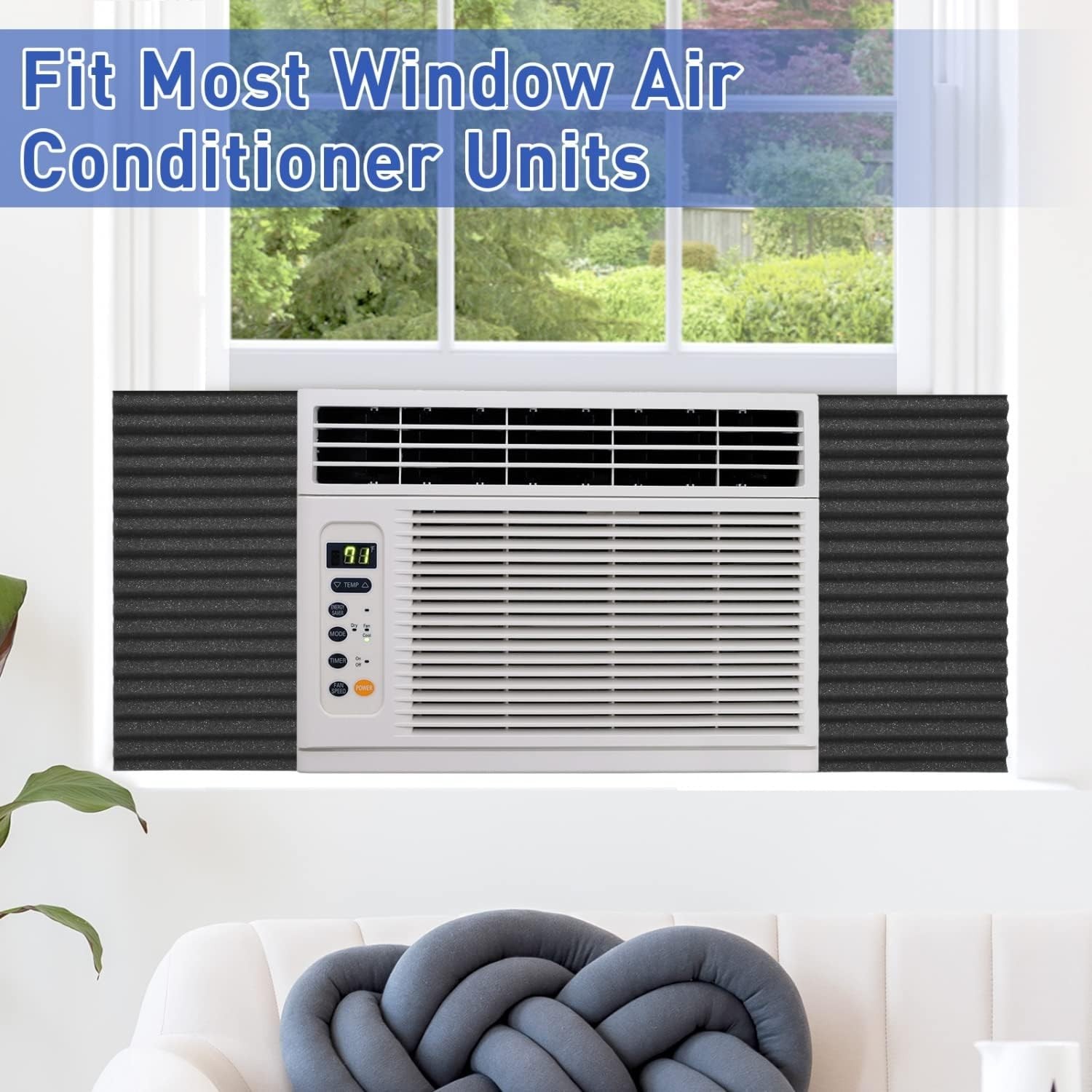 Window Air Conditioner Side Panels Foam Panels for Window Air Conditioner, AC…