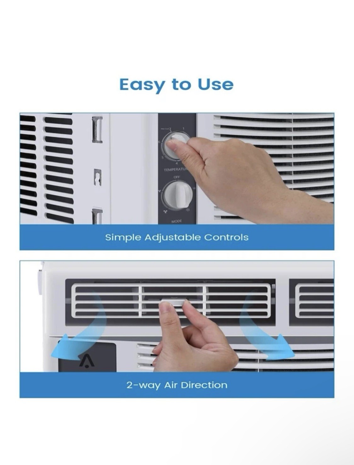 5000 BTU Window Air Conditioner and Fan