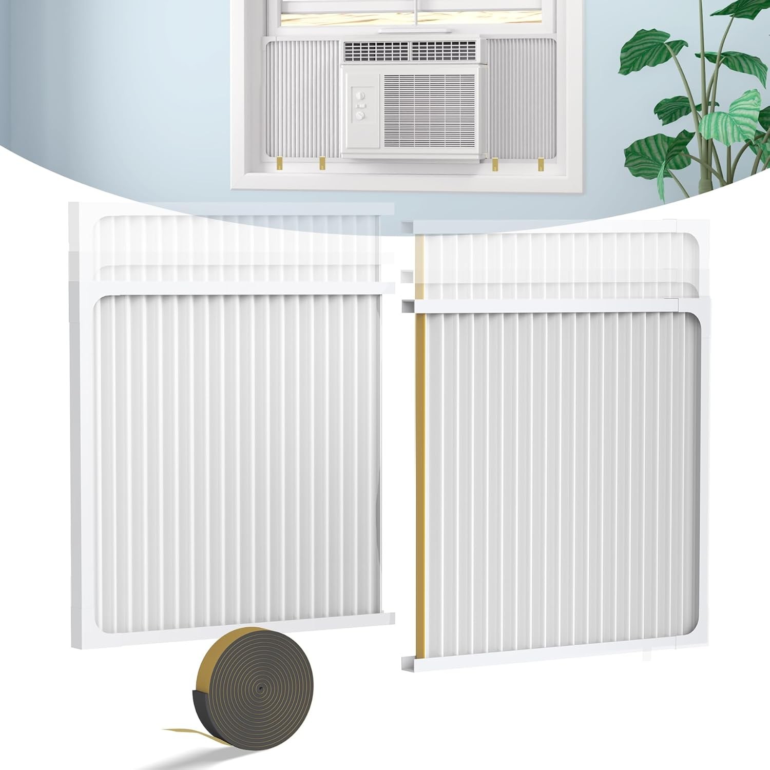 Window AC Side Panel Adjustable Frame