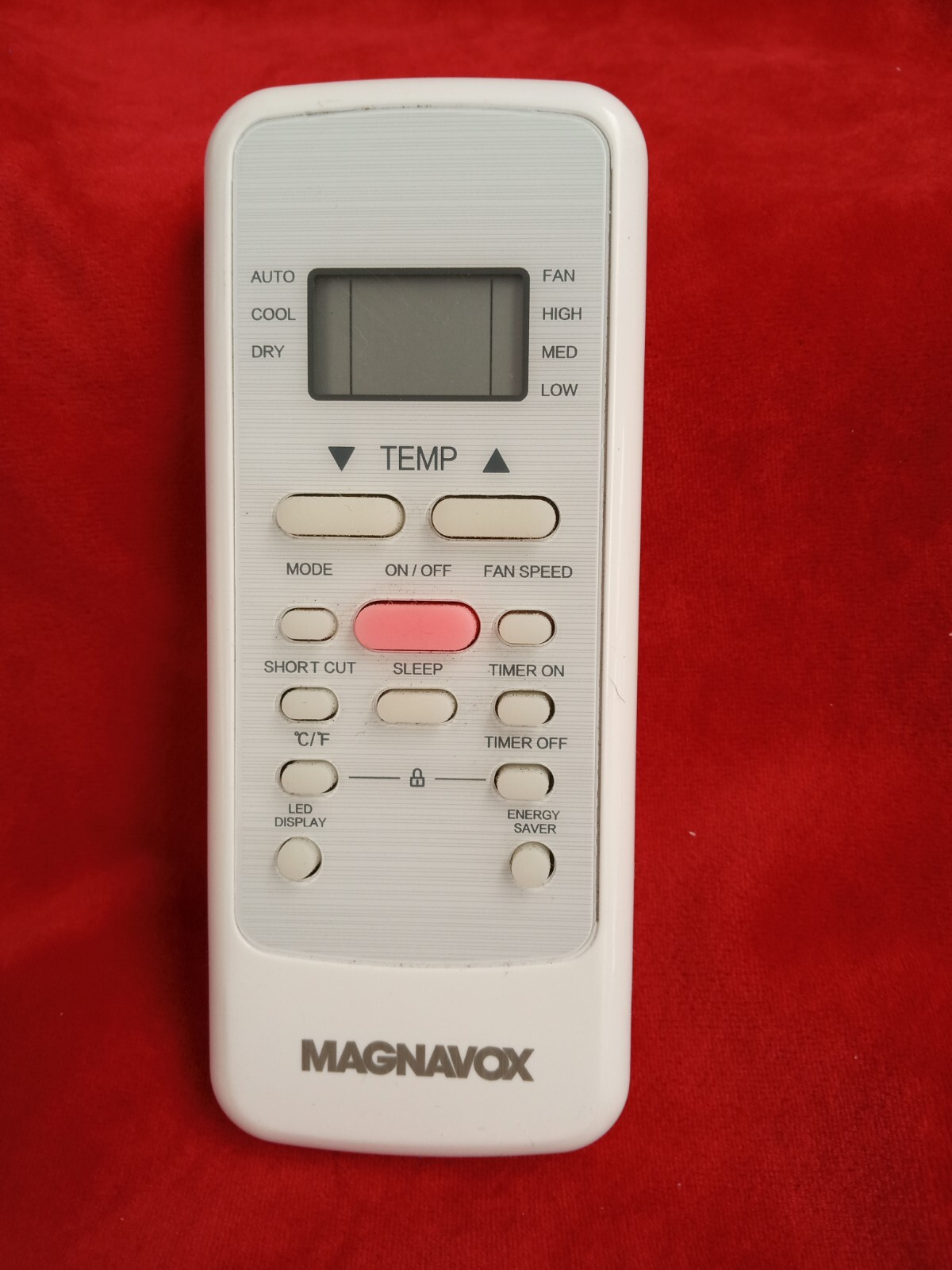 MAGNAVOX RG51G5(1)/CEU1 AIR CONDITIONER REMOTE CONTROL