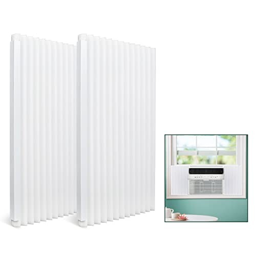 Window Air Conditioner Insulation Foam Panels, AC Side Panels Kit, 17in White