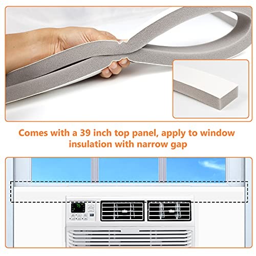 Window Air Conditioner Insulated Foam Panels, Winter Surround Insulation Side